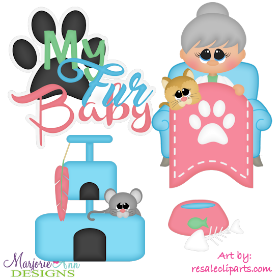 My Fur Baby SVG Cutting Files Includes Clipart - Click Image to Close